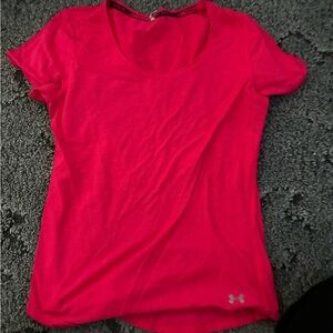 Under Armour Women's Bright Pink Short Sleeve Tee
